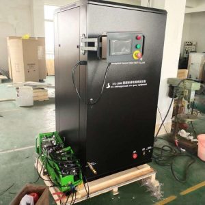 广州三鑫锅炉桥梁钢结构喷涂施工，使用超音速电弧...